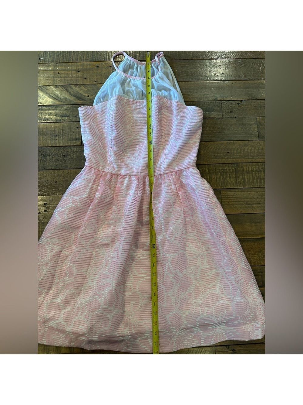 Lilly Pulitzer Kailey Dress Pink & White Size 2 - Picture 9 of 11